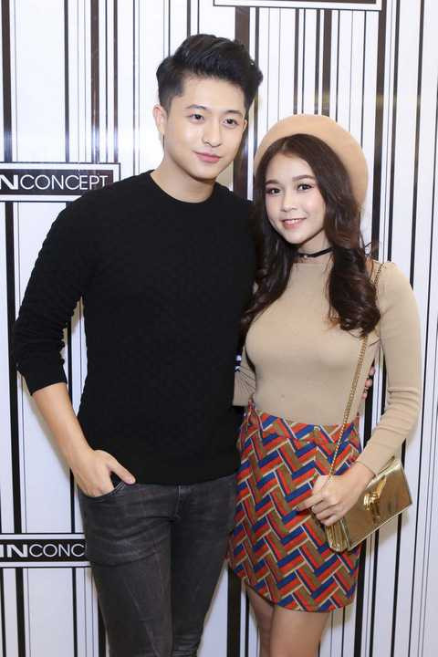Harry Lu và hotgirl Sam cũng tới tham dự sự kiện