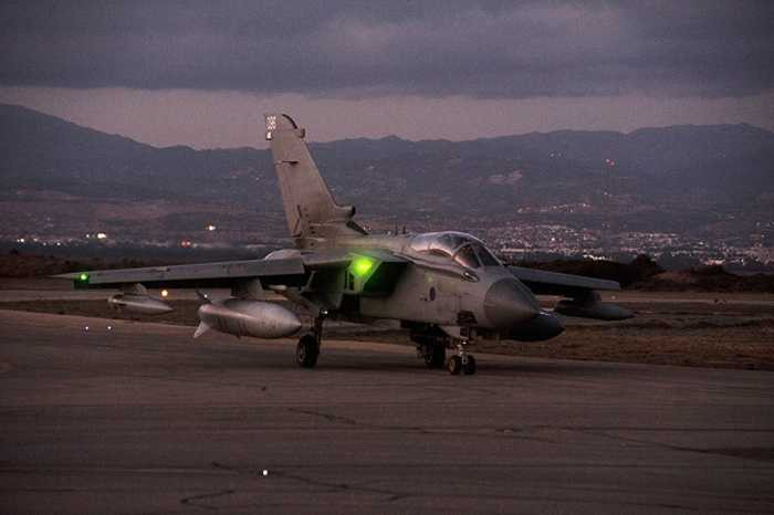 Chiến cơ Tornado của Không quân Hoàng gia Anh ở Cyprus ngày 3/12 vừa qua