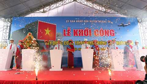 Khởi công, xây dựng, Nhà trưng bày Hoàng Sa, Đà Nẵng