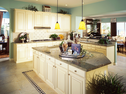 Phía trên tủ bếp là nơi tích tụ rất nhiều năng lượng