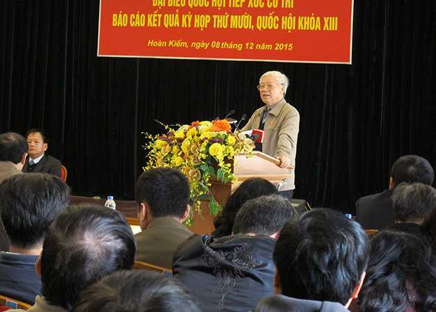 Tổng bí thư Nguyễn Phú Trọng khẳng định, Kiên quyết giữ cho được độc lập chủ quyền