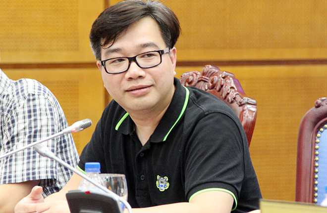 CEO Đỗ Hoài Nam trong buổi gặp gỡ với Phó Thủ tướng Vũ Đức Đam chiều 12/8/2015 (Ảnh: Phạm Thịnh) 