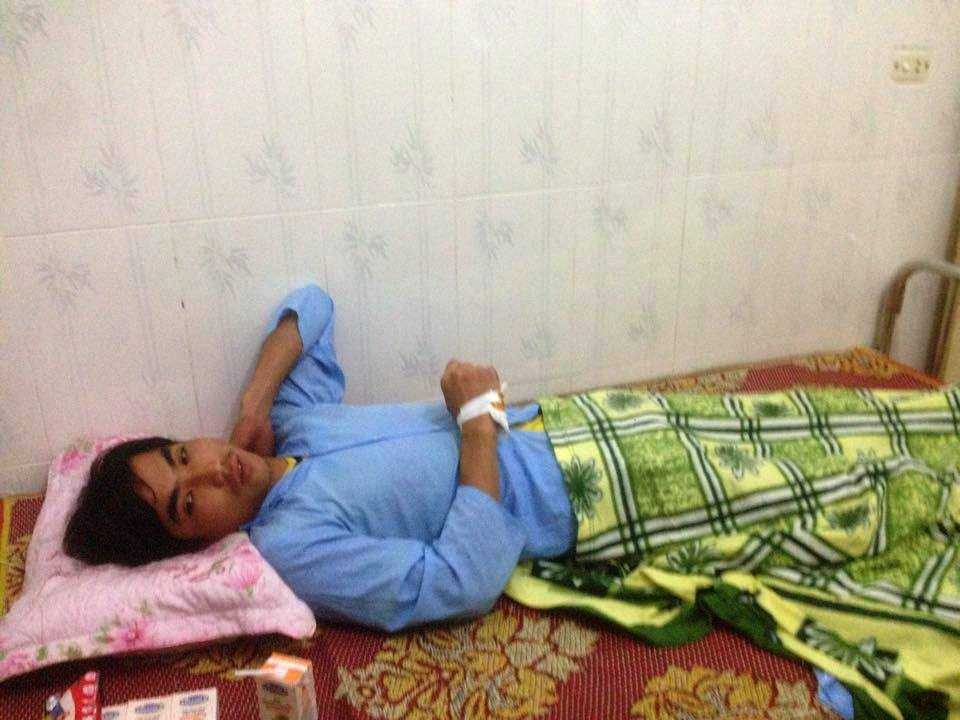 Anh Hà Văn Kiễn hãi hùng kể lại phút giây sập giàn giáo.