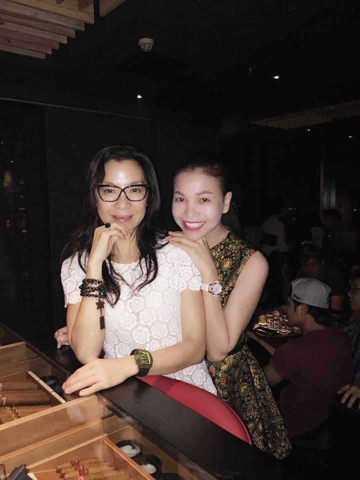 Trà Ngọc Hằng khoe ảnh gặp gỡ ngôi sao "Ngọa hổ tàng long"