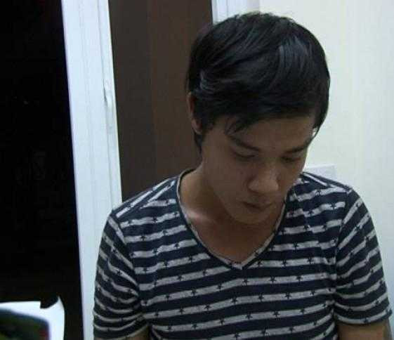 Nam thanh niên tại cơ quan điều tra