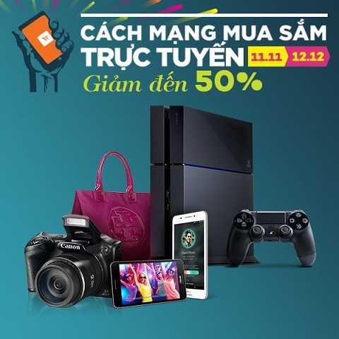 Cách mạng mua sắm trực tuyến diễn ra từ 11/11-12/12