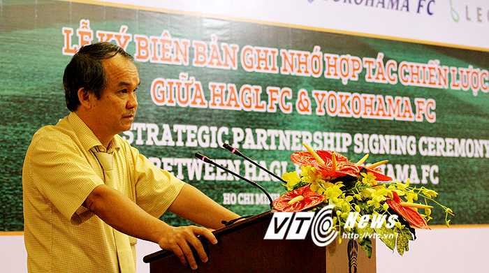 Bầu Đức thổ lộ, tất cả những gì ông làm đều có mục đích cuối cùng là sự phát triển của bóng đá Việt Nam (Ảnh: Hoàng Tùng)