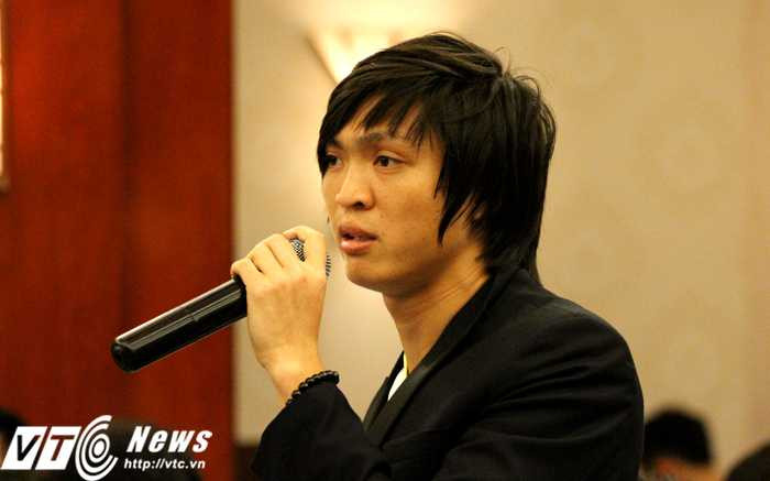 Tuấn Anh hứa 'thi đấu hết mình' khi sang Nhật Bản (Ảnh: Hoàng Tùng)