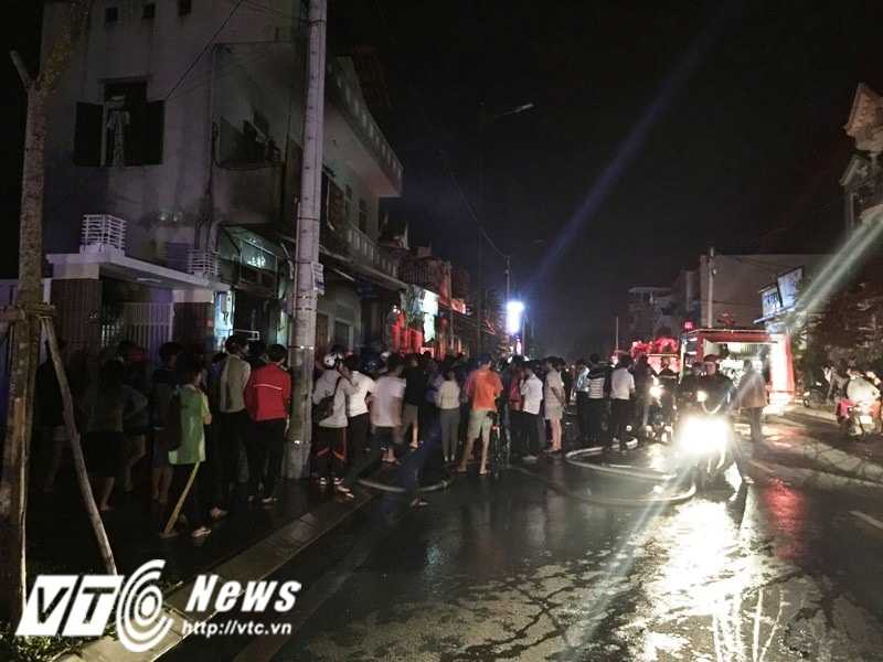 Hiện trường vụ hỏa hoạn.