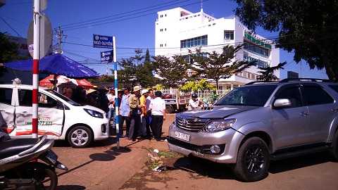Hiện trường vụ tai nạn (Ảnh: Tây Sơn)
