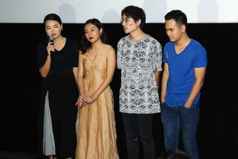 Giám đốc sáng tạo Hà Đỗ, Văn Mai Hương, nhạc sỹ Châu Đăng Khoa, nhạc sỹ Khắc Hưng. 