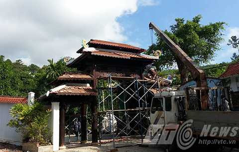 tháo dỡ, biệt phủ trăm tỷ, trên núi Hải Vân, Đà Nẵng, đại gia vàng, Ngô Văn Quang