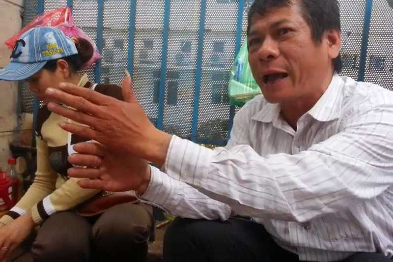 Anh Hợp khẳng định nhìn thấy chiếc xe chèn qua người chiến sĩ CSGT.