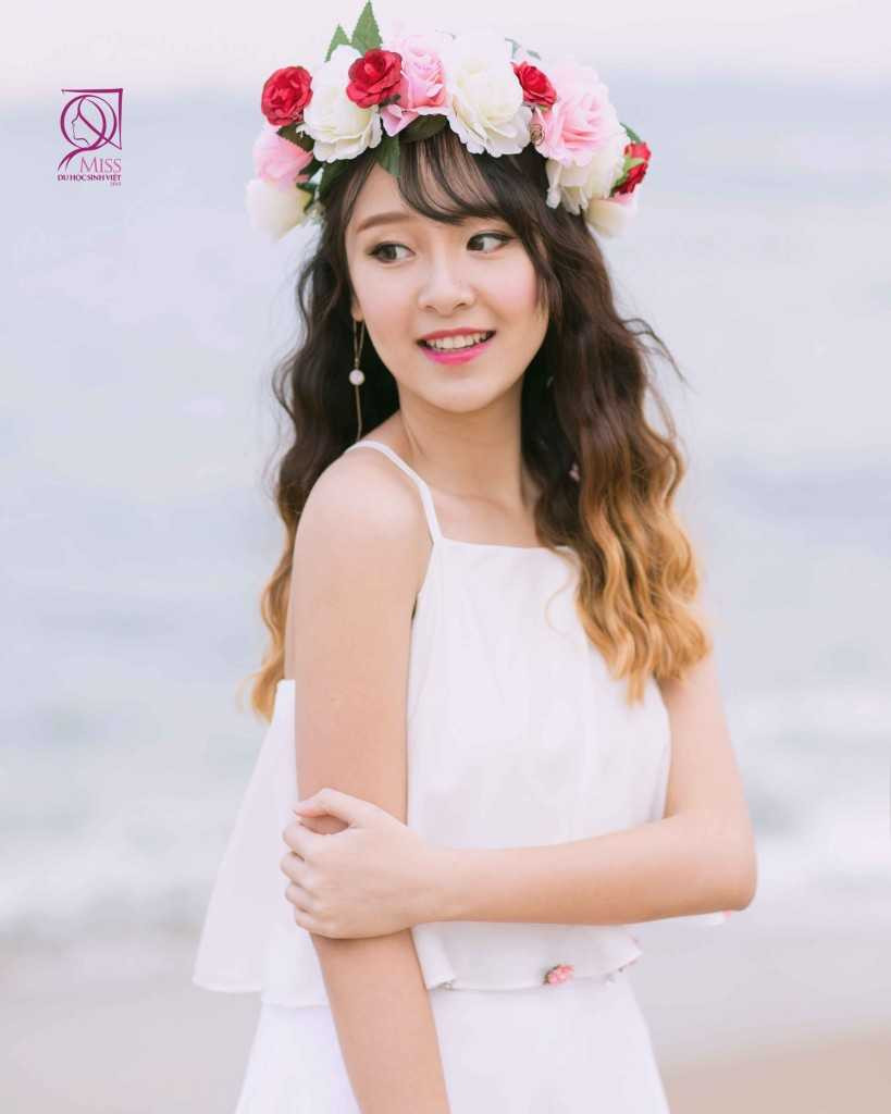 Lê Hương Thảo, sinh năm 1996 – Du học sinh: Ritsumeikan Asia Pacific University – Beppu, Japan với chiều cao: 168 cm – Cân nặng: 48 kg là Á khôi 1 của cuộc thi Miss Du học sinh Việt 2015