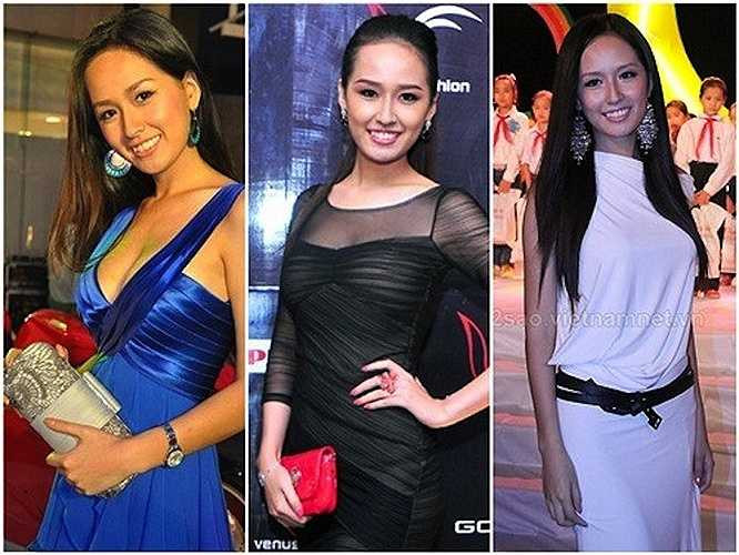 2010, cô liên tục xuất hiện với những bộ cánh hàng hiệu hút mắt hơn, gây nhiều ấn tượng với khán giả.