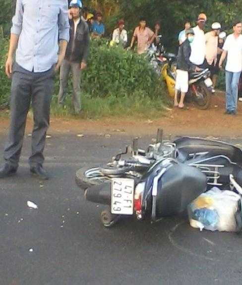 Hiện trường vụ tai nạn