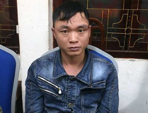 Đối tượng Nguyễn Khanh Oanh tại cơ quan Công an Đối tượng Nguyễn Khanh Oanh tại cơ quan Công an