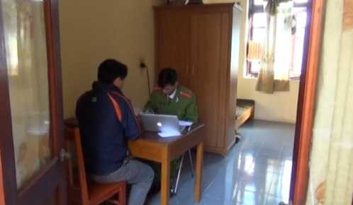 Nạn nhân đến trình báo tại cơ quan Công an TP Bắc Kạn