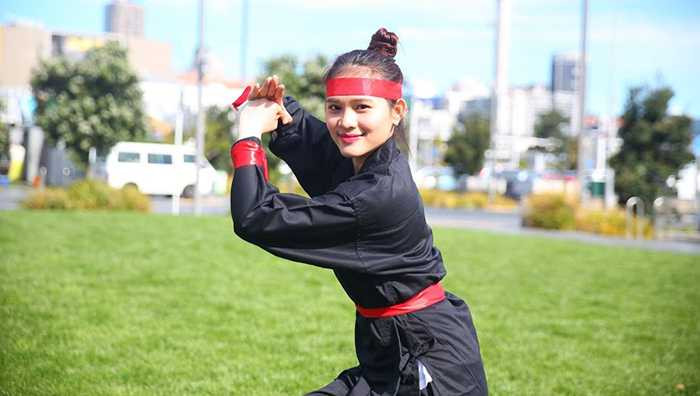 Nữ du học sinh xinh đẹp, giỏi võ Bình Định