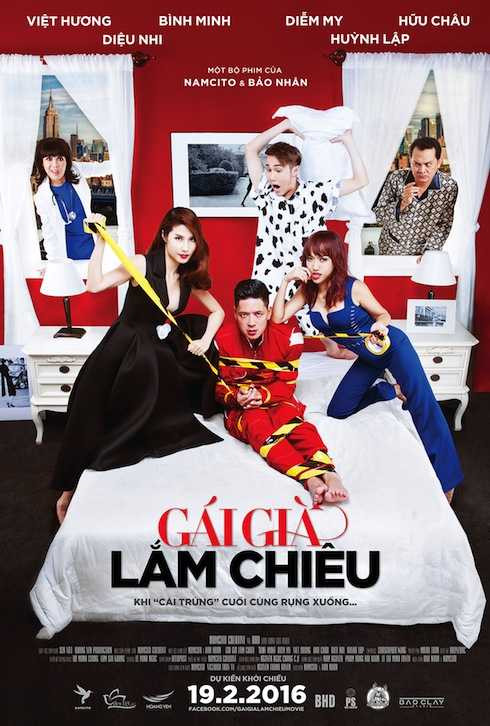 Poster 'Sập bẫy' của 'Gái già lắm chiêu'.