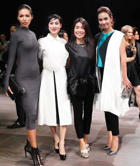 Minh Tú, Kathy Uyên, NTK Anna Võ, Ái Phương.