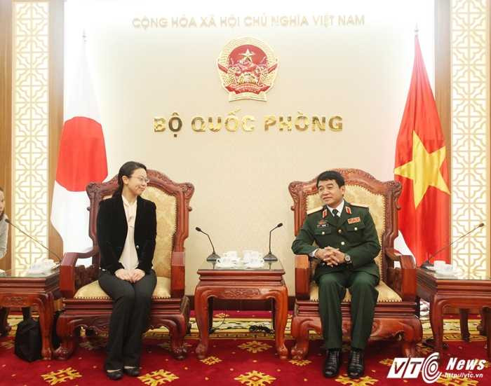 Thượng tướng Võ Văn Tuấn tiếp bà Shuko Ogawa