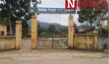 Trường PTDTBT-THCS Xuân Lẹ, nơi em Tr. đang theo học. (Ảnh:Người đưa tin)