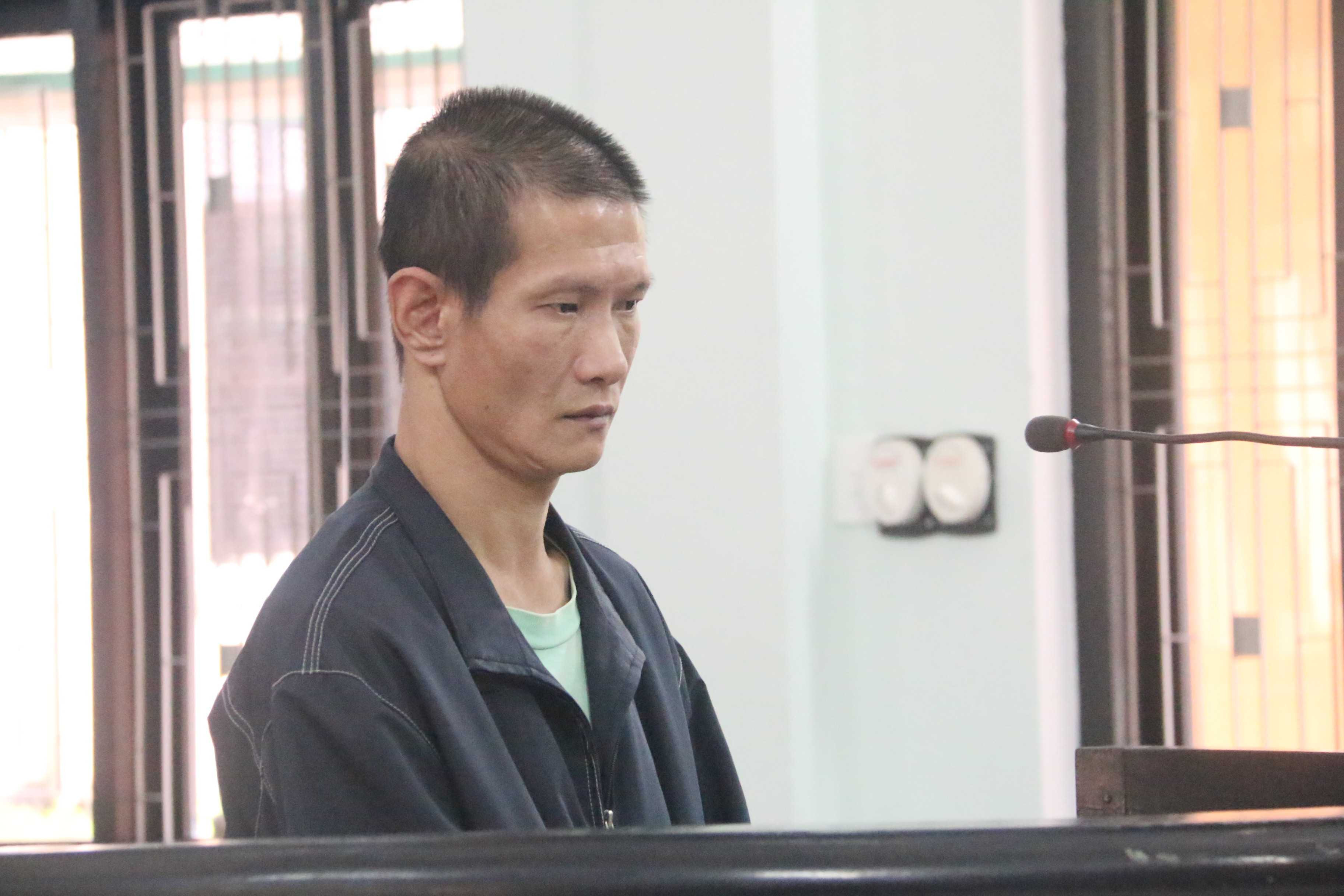 Bị cáo Nguyễn Phú Hải tại phiên tòa.