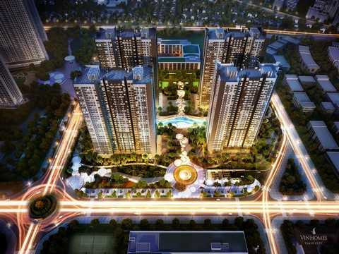 Phối cảnh về đêm Khu căn hộ Park Hill PREMIUM