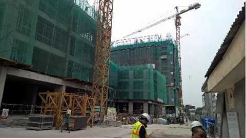 Thực tế công trường dự án, cập nhật ngày 12/12/2015