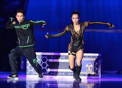 Hải Anh và Sơn Lâm. 