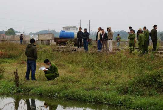 Khu vực phát hiện thi thể người đàn ông