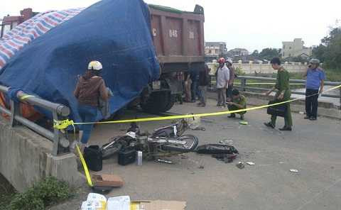 Hiện trường vụ tai nạn