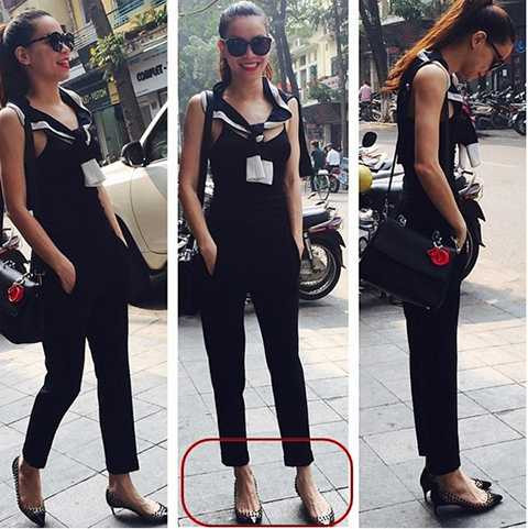 Nữ hoàng giải trí Hồ Ngọc Hà luôn được nhiều người ngưỡng mộ với vẻ đẹp lai Tây sắc sảo, mặn mà. Tuy nhiên đôi khi người đẹp cũng để lộ nhược điểm trên cơ thể là đôi chân quá gầy guộc, khẳng khiu. 