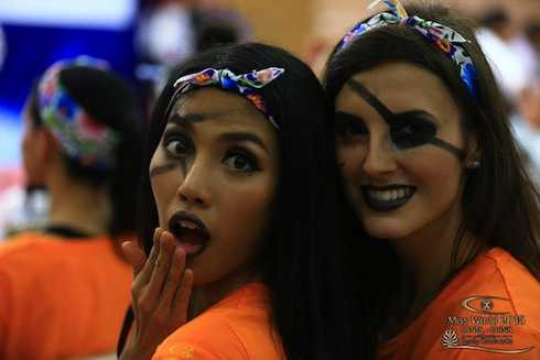 Cô cũng rất tích cực trong vòng Hoa hậu thể thao, tuy nhiên chỉ về đích vị trí thứ 9 trong đội màu cam.