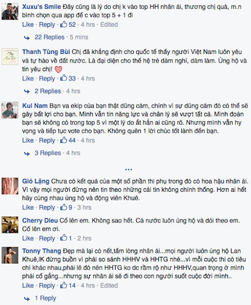 Khán giả trong nước cũng cho rằng BTC Hoa hậu Thế giới 2015 đã 'xử ép' đại diện của Việt Nam - Trần Ngọc Lan Khuê vì lý do chính trị.