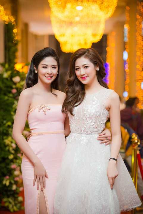 Hoa hậu Ngọc Hân lại chọn cho mình tông màu hồng ngọt ngào