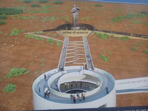 Một phần của đề án thiết kế về Hoàng Sa được trưng bày tại triển lãm hôm 12.12, tại Cung văn hóa Lao động TP.HCM - Ảnh: Trung Hiếu