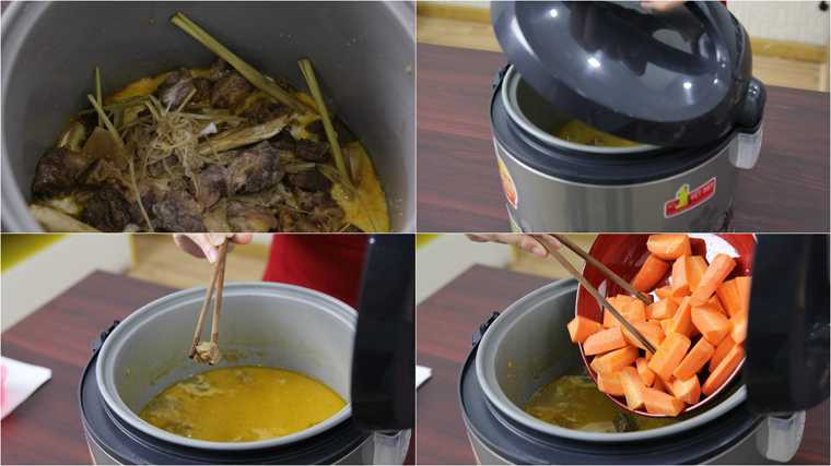 Nấu bò kho bằng nồi cơm điện vừa ngon vừa tiện lợi