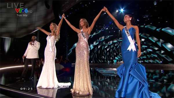 Top 3 Hoa hậu hoàn vũ 2015