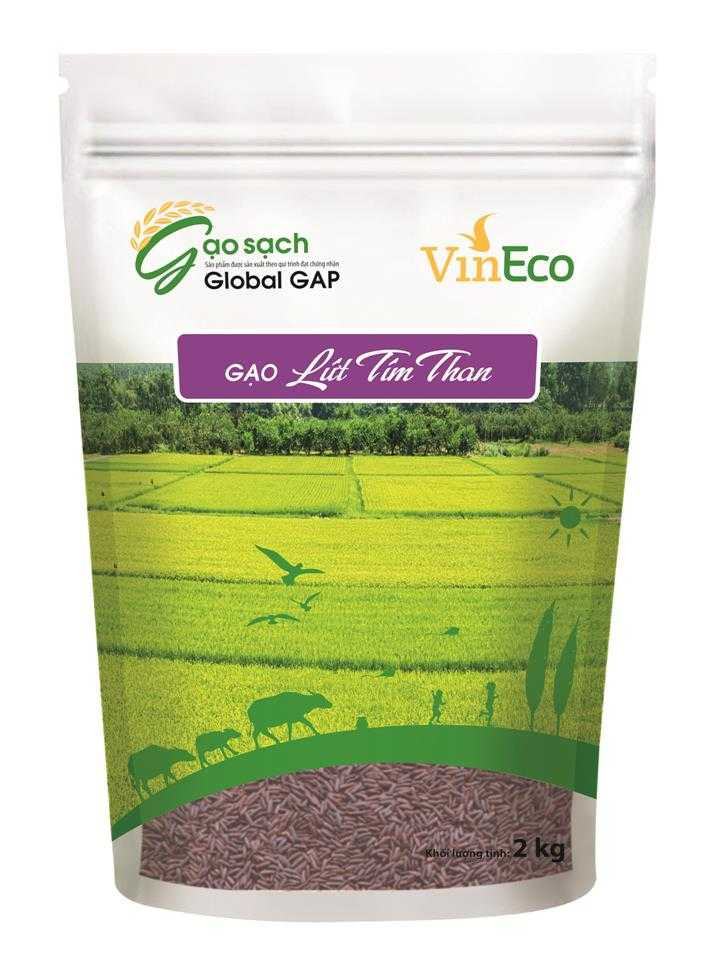 VinEco gạo lứt tím than