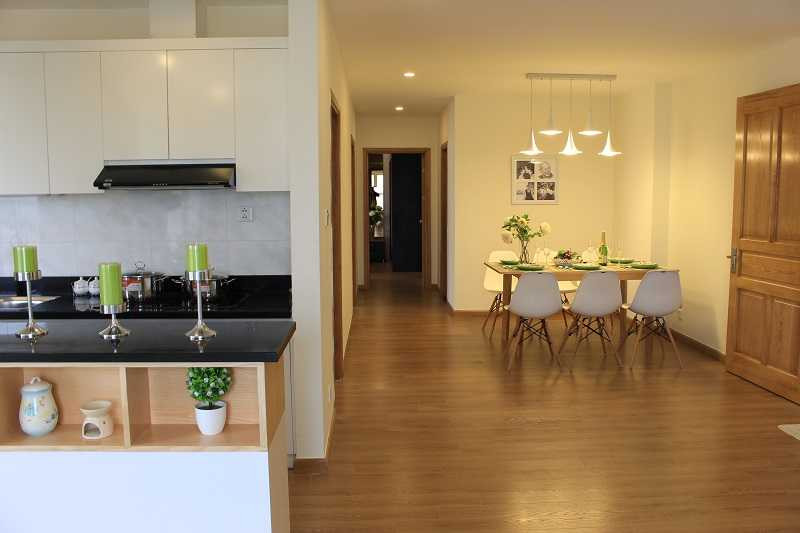 Các phòng trong căn hộ Parkview Residence được bố trí khoa học, rộng thoáng.