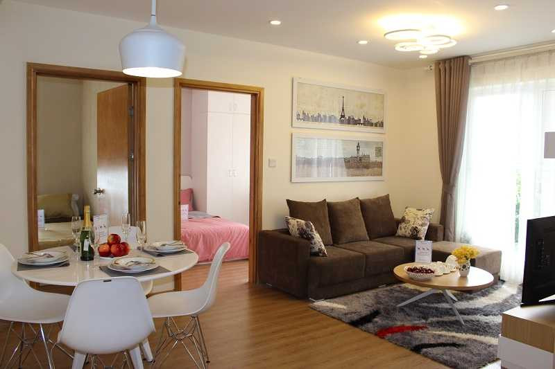 Các căn hộ tại Tiểu khu Parkview Residence được thiết kế rộng thoáng.