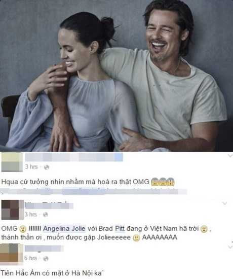 Cư dân mạng phấn khích khi biết tin cặp vợ chồng ngôi sao Hollywood ghé thăm Việt Nam