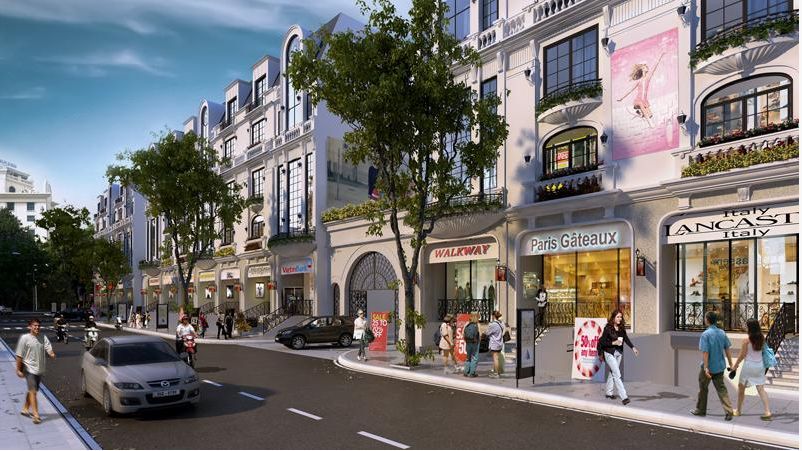 Phối cảnh phố thương mại
