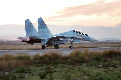 Máy bay Su-30SM xuất kích
