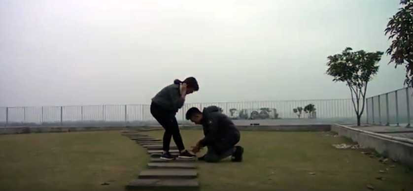 Những khung cảnh lãng mạn trong clip