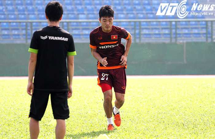 Xuân Trường đã đạt được trạng thái cơ thể tốt (ảnh: Hoàng Tùng)