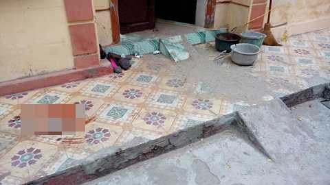 Hiện trường 2 vợ chồng chết thảm trong ngôi nhà bốc cháy