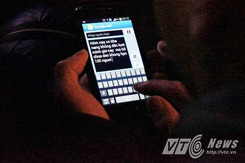 Ông Tuân nhắn tin cho con trai thông báo ve